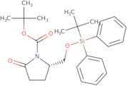 (S)-Tert-Butyl 2-Tert-Butyldiphenylsilyl)Oxy)Methyl)-5-Oxopyrrolidine-1-Carboxylate