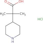 2-Methyl-2-(piperidin-4-yl)propanoic acid hydrochloride