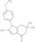 1-(4-methoxyphenyl)-2,6,6-trimethyl-5,6,7-trihydroindol-4-one