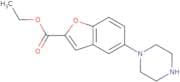 Ethyl 5-(piperazin-1-yl)benzofuran-2-carboxylate