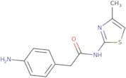 2-(4-Aminophenyl)-N-(4-methyl-1,3-thiazol-2-yl)acetamide