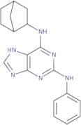 1H-Purine-2,6-diamine, N6-(1R,2S,4S)-bicyclo(2.2.1)hept-2-yl-N2-phenyl