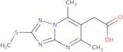 2-[5,7-Dimethyl-2-(methylsulfanyl)-[1,2,4]triazolo[1,5-a]pyrimidin-6-yl]acetic acid