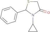 3-Cyclopropyl-2-phenyl-1,3-thiazolidin-4-one