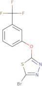 2-Bromo-5-[3-(trifluoromethyl)phenoxy]-1,3,4-thiadiazole
