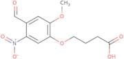 4-(4-Formyl-2-methoxy-5-nitrophenoxy)butanoic acid
