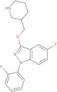 (S)-5-Fluoro-1-(2-fluorophenyl)-3-(piperidin-3-ylmethoxy)-1H-indazole