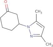 3-(3,5-Dimethyl-1H-pyrazol-1-yl)cyclohexan-1-one