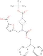 5-[({1-[(tert-Butoxy)carbonyl]azetidin-3-yl}({[(9H-fluoren-9-yl)methoxy]carbonyl})amino)methyl]fur…