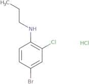 4-Bromo-2-chloro-N-propylaniline hydrochloride
