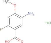 5-Amino-2-fluoro-4-methoxybenzoic acid hydrochloride