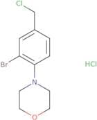 4-[2-Bromo-4-(chloromethyl)phenyl]morpholine hydrochloride