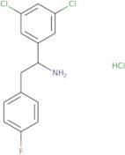 1-(3,5-Dichlorophenyl)-2-(4-fluorophenyl)ethan-1-amine hydrochloride