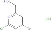 (4-Bromo-6-chloropyridin-2-yl)methanamine hydrochloride