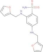 2,4-Bis({[(furan-2-yl)methyl]amino})benzene-1-sulfonamide