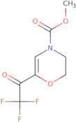 Methyl 6-(trifluoroacetyl)-3,4-dihydro-2H-oxazine-4-carboxylate