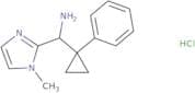 (1-Methyl-1H-imidazol-2-yl)(1-phenylcyclopropyl)methanamine hydrochloride