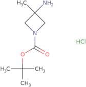 tert-Butyl 3-amino-3-methylazetidine-1-carboxylate hydrochloride