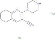 2-(Piperazin-1-yl)-5,6,7,8-tetrahydroquinoline-3-carbonitrile dihydrochloride