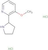 3-Methoxy-2-(pyrrolidin-2-yl)pyridine dihydrochloride