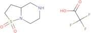 Hexahydro-2H-isothiazolo[2,3-a]pyrazine 1,1-dioxide 2,2,2-trifluoroacetate