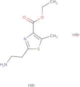 Ethyl 2-(2-aminoethyl)-5-methyl-1,3-thiazole-4-carboxylate dihydrobromide