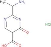 2-(1-Aminoethyl)-6-oxo-1,6-dihydropyrimidine-5-carboxylic acid hydrochloride
