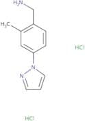 [2-Methyl-4-(1H-pyrazol-1-yl)phenyl]methanamine dihydrochloride