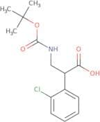 3-{[(tert-Butoxy)carbonyl]amino}-2-(2-chlorophenyl)propanoic acid