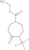 Ethyl 4-oxo-5-(trifluoromethyl)cycloheptane-1-carboxylate