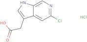 2-{5-Chloro-1H-pyrrolo[2,3-c]pyridin-3-yl}acetic acid hydrochloride