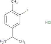 1-(3-Fluoro-4-methylphenyl)ethan-1-amine hydrochloride