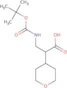 3-{[(tert-Butoxy)carbonyl]amino}-2-(oxan-4-yl)propanoic acid