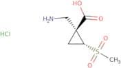 rac-(1R,2R)-1-(Aminomethyl)-2-methanesulfonylcyclopropane-1-carboxylic acid hydrochloride