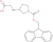 2-[(1-{[(9H-Fluoren-9-yl)methoxy]carbonyl}pyrrolidin-3-yl)amino]acetic acid