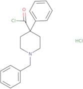 1-Benzyl-4-phenylpiperidine-4-carbonyl chloride hydrochloride