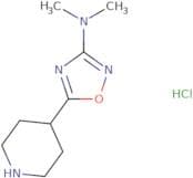 N,N-Dimethyl-5-(piperidin-4-yl)-1,2,4-oxadiazol-3-amine hydrochloride