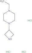 1-(Azetidin-3-yl)-4-ethylpiperazine trihydrochloride