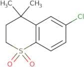 6-Chloro-4,4-dimethyl-3,4-dihydro-2H-1λ⁶-benzothiopyran-1,1-dione