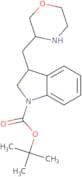 tert-Butyl 3-[(morpholin-3-yl)methyl]-2,3-dihydro-1H-indole-1-carboxylate