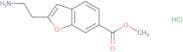 Methyl 2-(2-aminoethyl)-1-benzofuran-6-carboxylate hydrochloride