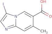 3-Iodo-7-methylimidazo[1,2-a]pyridine-6-carboxylic acid