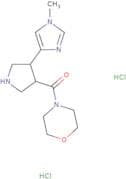 rac-4-[(3R,4R)-4-(1-Methyl-1H-imidazol-4-yl)pyrrolidine-3-carbonyl]morpholine dihydrochloride