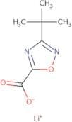 3-tert-Butyl-1,2,4-oxadiazole-5-carboxylate lithium