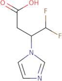 4,4-Difluoro-3-(1H-imidazol-1-yl)butanoic acid