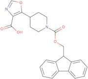 5-(1-{[(9H-Fluoren-9-yl)methoxy]carbonyl}piperidin-4-yl)-1,3-oxazole-4-carboxylic acid