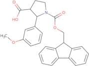 rac-(2R,3S)-1-{[(9H-Fluoren-9-yl)methoxy]carbonyl}-2-(3-methoxyphenyl)pyrrolidine-3-carboxylic acid