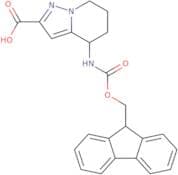4-({[(9H-Fluoren-9-yl)methoxy]carbonyl}amino)-4H,5H,6H,7H-pyrazolo[1,5-a]pyridine-2-carboxylic acid