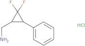 rac-[(1R,3R)-2,2-Difluoro-3-phenylcyclopropyl]methanamine hydrochloride