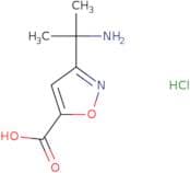 3-(2-Aminopropan-2-yl)-1,2-oxazole-5-carboxylic acid hydrochloride